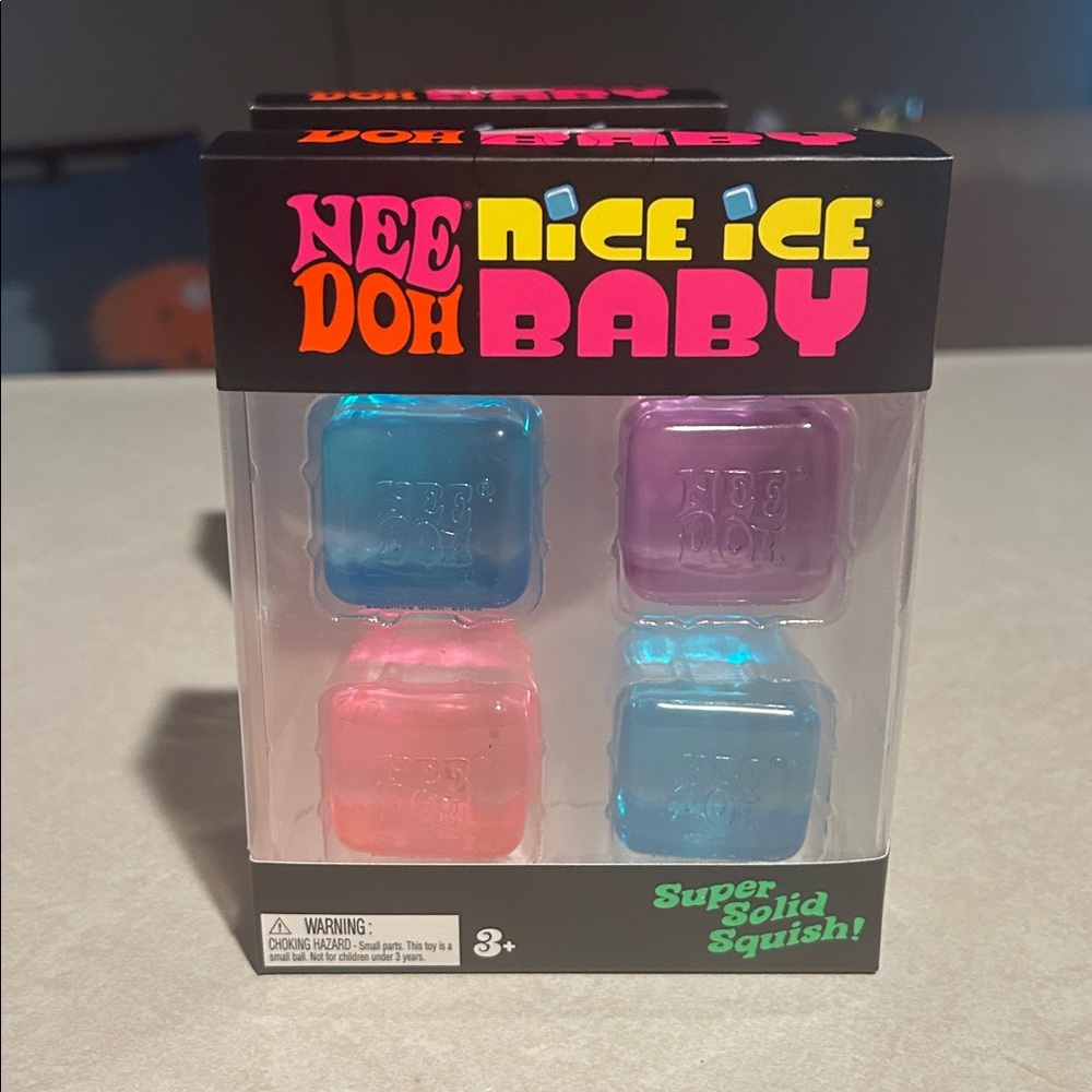LOT OF 2 NeeDoh Nice Ice Baby 4 pack BRAND NEW UNOPENED squishies multicolor - Picture 2 of 5